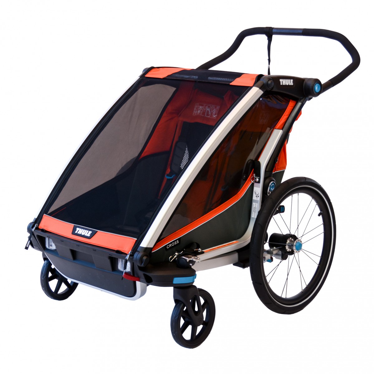 thule chariot cross 2 double stroller review